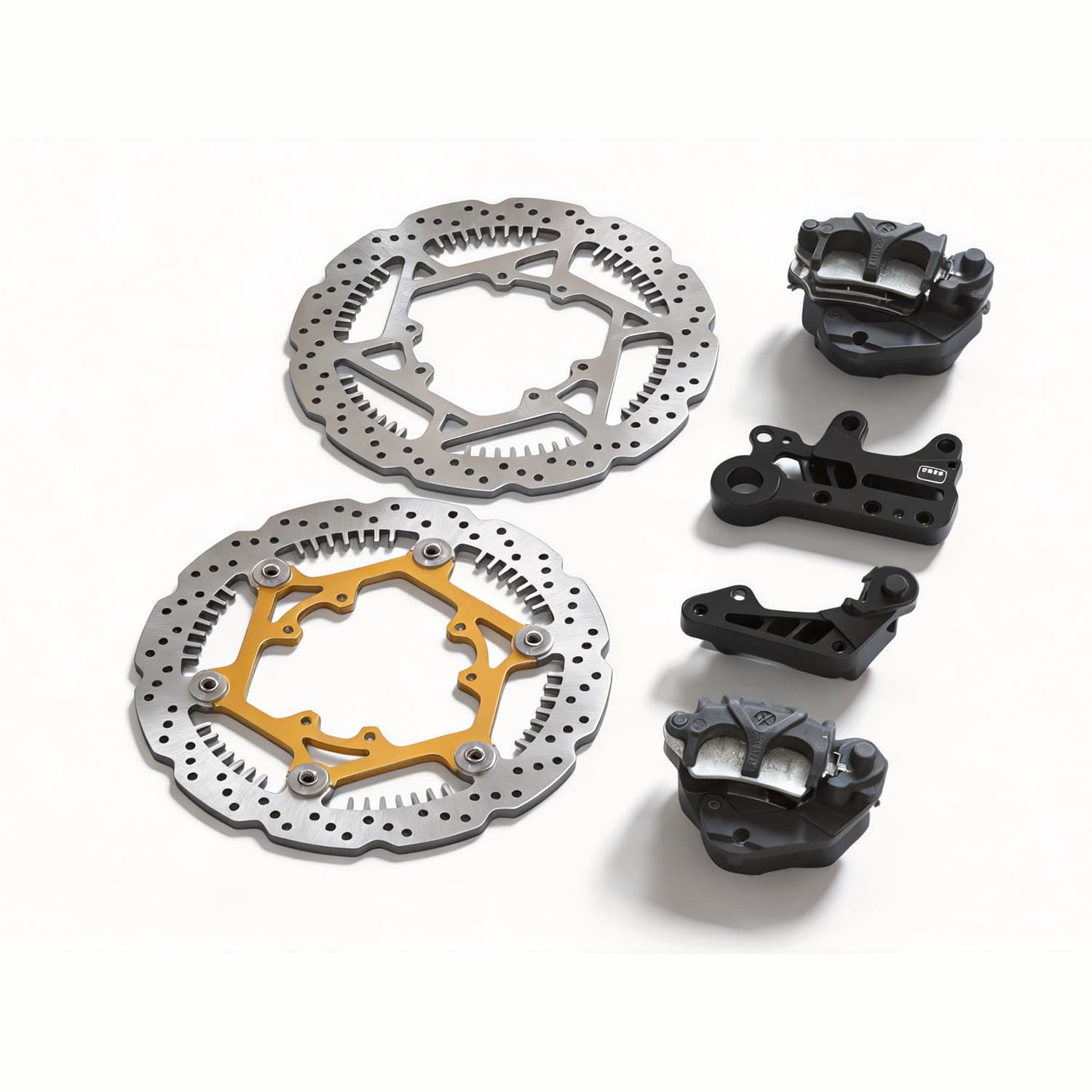 Front Rear Brake Caliper Bracket Kit - Kompletny zestaw do modernizacji hamulców Ultra