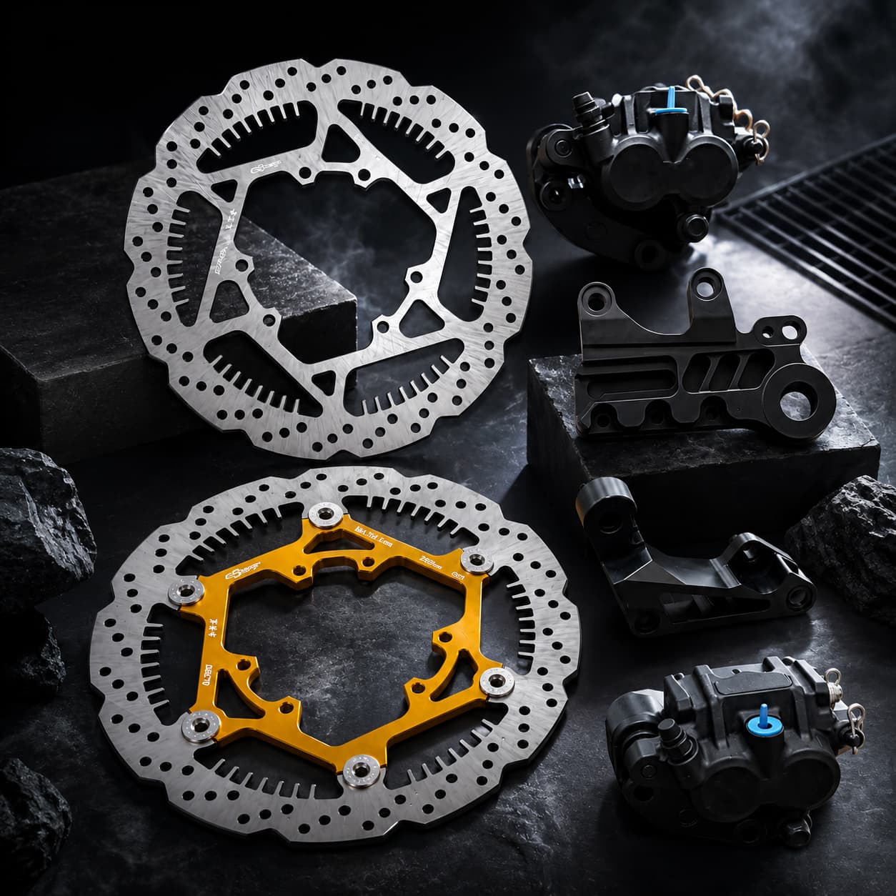Kompletny zestaw do modernizac – Front Rear Brake Caliper Bracket Kit recenzja i cena