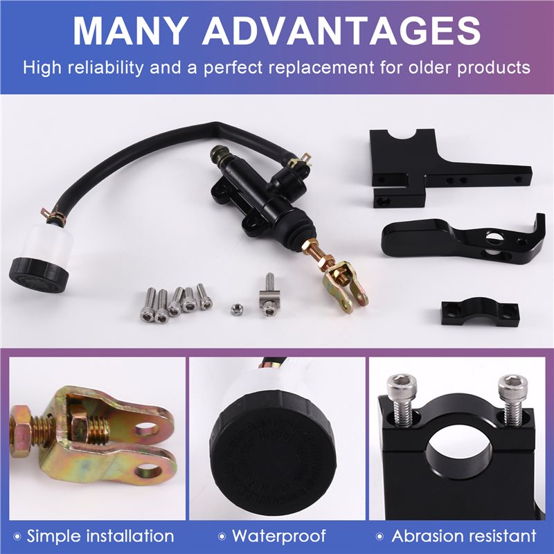 Zestaw tylnej pompy hamulcowej – Motorcycle Thumb Brake System Kit recenzja i cena